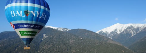 Přelet Tater v horkovzdušném balonu